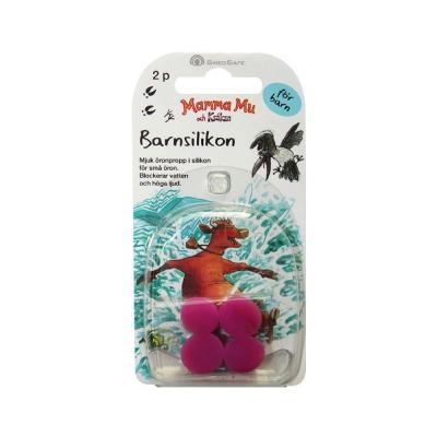 SWEDSAFE CHILDREN KÕRVATROPID SILIKOONIST LILLAD 2PAARI