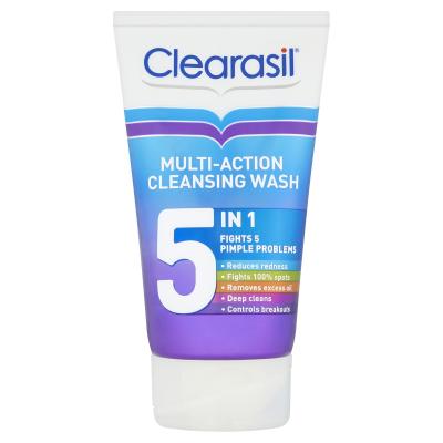 CLEARASIL MULTI ACTION 5IN1 NÄOPESUGEEL 150ML