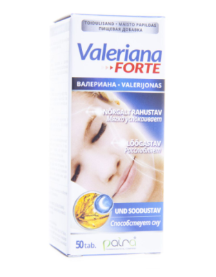 PAIRA VALERIANA FORTE TBL 200MG N50