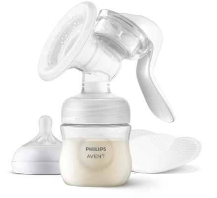AVENT RINNAPUMP MANUAALNE + TOITMISPUDEL NATURAL 125ML