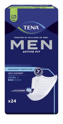 TENA MEN ACTIVE FIT L1 SIDE 275ML N24
