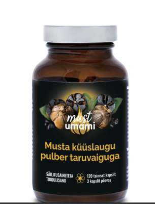 MUST KÜÜSLAUK TARUVAIGUGA KAPSLID N120