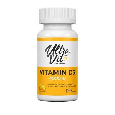 ULTRAVIT VITAMIN D3 PEHMEKAPSLID 4000IU N120