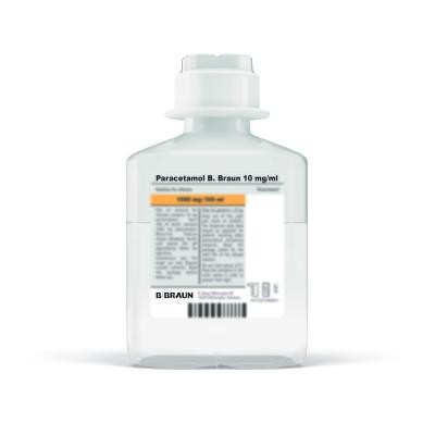 PARACETAMOL B. BRAUN INFU. LAH. 10MG/1ML 100ML N10