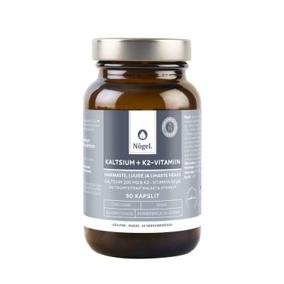 NÕGEL KALTSIUM+VITAMIIN K2 200MG+50MCG KAPSEL N90