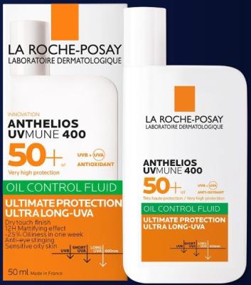 LA ROCHE-POSAY ANTHELIOS PÄIKESEKAITSEEMULS SPF50 NÄOLE MATISTAV 50ML