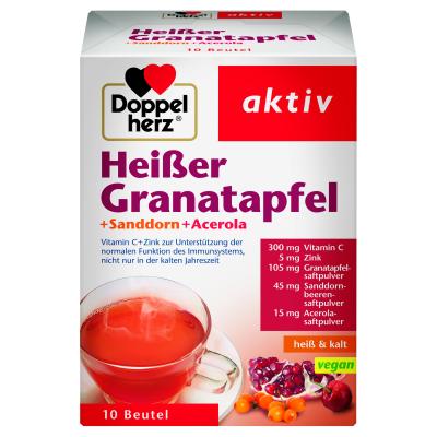 DOPPELHERZ KUUM JOOK GRANAATÕUN+ ASTELPAJU+ACEROLA+VIT.C+ZN+SE N10