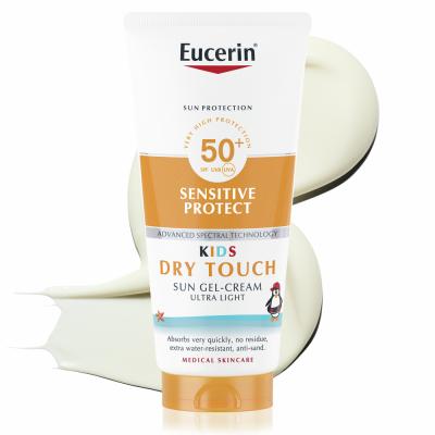 EUCERIN SUN KIDS SENSITIVE PROTECT PÄIKESEKAITSE GEEL-KREEM SPF50+ 200ML