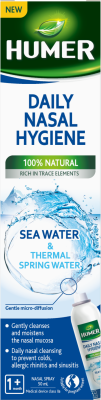HUMER DAILY NASAL HYGIENE NINASPREI TERMAALVESI 50ML