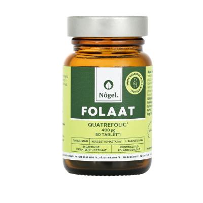 NÕGEL FOLAAT QUATREFOLIC TBL 400MCG N50