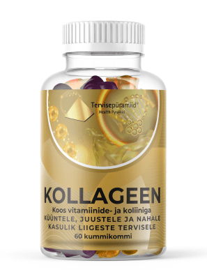 TERVISEPÜRAMIID KOLLAGEEN KUMMIKOMMID N60