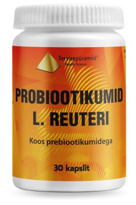 TERVISEPÜRAMIID PROBIOOTIKUMID L.REUTERI KAPSLID N30