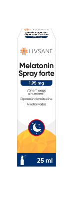LIVSANE MELATONIIN FORTE SPREI 1,95MG 25ML