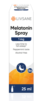 LIVSANE MELATONIIN SPREI 1MG 25ML