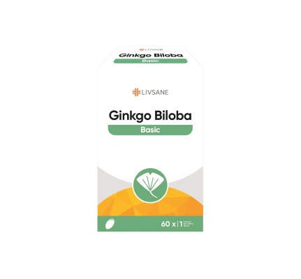 LIVSANE GINKGO BILOBA KAPSLID 60MG N60