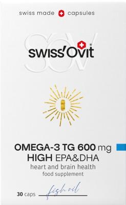 SWISSOVIT OMEGA-3 TG KALAÕLI KAPSLID 600MG N30