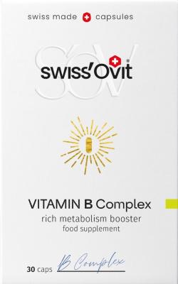 SWISSOVIT VITAMIIN B COMPLEX KAPSLID N30