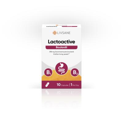 LIVSANE LACTOACTIVE BOULARDII KAPSLID N10