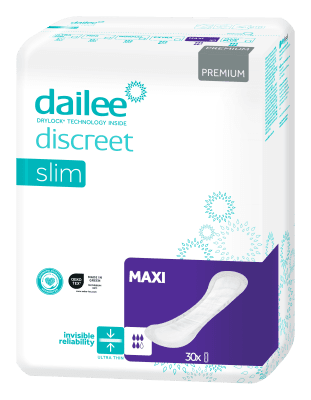 DAILEE DISCREET PREMIUM SIDE SLIM MAXI 820ML N30