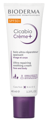 BIODERMA CICABIO CREME+ KREEM RAHUSTAV/TAASTAV SPF50+ 40ML