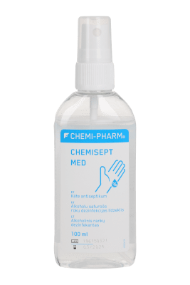 CHEMI-PHARM CHEMISEPT MED KÄTE ANTISEPTIKUM PIHUSTIGA 100ML