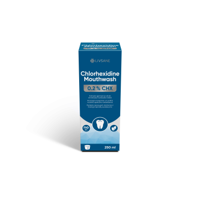 LIVSANE SUUVESI CHLORHEXIDINE 0,2% 250ML