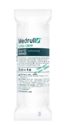 MEDRULL ULTRA-CREPP FIKSEERIV SIDE 8CMX4M ELASTNE