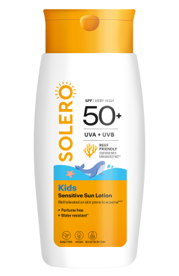 SOLERO PÄIKESEKAITSELOSJOON SPF50+ LASTELE 200ML