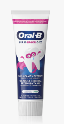 ORAL-B HAMBAPASTA PRO JUNIOR (6-12A) 75ML
