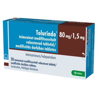 TOLURINDO TOIMEA. MODIF. VAB. TBL 80MG+1.5MG N30