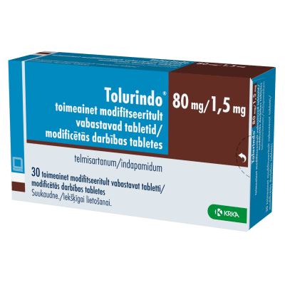 TOLURINDO TOIMEA. MODIF. VAB. TBL 80MG+1.5MG N30