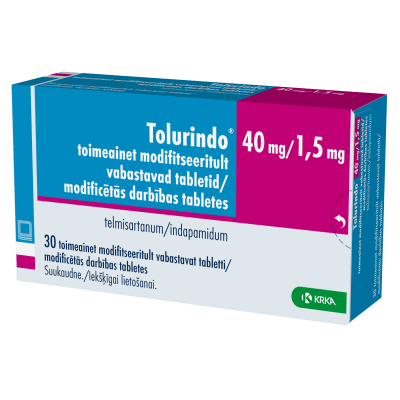 TOLURINDO TOIMEA. MODIF. VAB. TBL 40MG+1.5MG N30