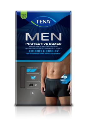 TENA MEN PROTECTIVE BOXER PESTAVAD PÜKSID L MUST N1