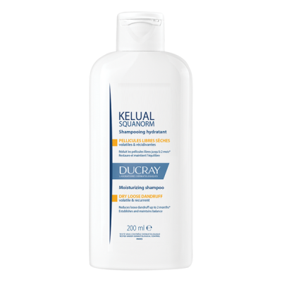 DUCRAY KELUAL SQUANORM SHAMPOON KUIVALE PEANAHALE 200ML