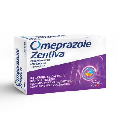 OMEPRAZOLE ZENTIVA KÕVAKAPS. 20MG N14