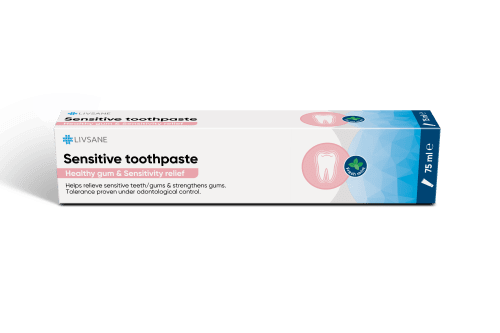 LIVSANE HAMBAPASTA SENSITIVE TUNDLIKELE HAMMASTELE 75ML