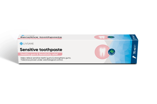 LIVSANE HAMBAPASTA SENSITIVE TUNDLIKELE HAMMASTELE 75ML