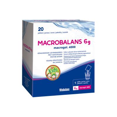 MACROBALANS SUUKAUDSE LAHUSE PULBER LASTELE 6G N20