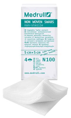 MEDRULL SALVRÄTID MITTEKOOT. MAT.5X5CM 4-KIHTI MITTEST.N100