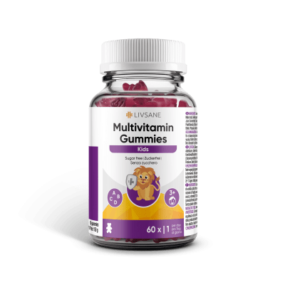 LIVSANE MULTIVITAMIN KIDS GUMMIES KUMMIKOMMID N60
