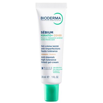 BIODERMA SEBIUM KERATO+ COVER GEELKREEM TOONIV AKNELISELE NAHALE 30ML
