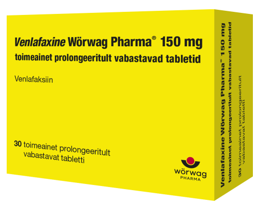 VENLAFAXINE WÖRWAG PHARMA TOIMEA. PROLONG. VAB. TBL 150MG N30