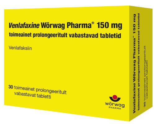 VENLAFAXINE WÖRWAG PHARMA TOIMEA. PROLONG. VAB. TBL 150MG N30