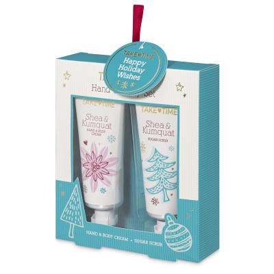 CHRISTMAS KOMPLEKT KÄTEKREEM+KEHAKOORIJA 2X50ML