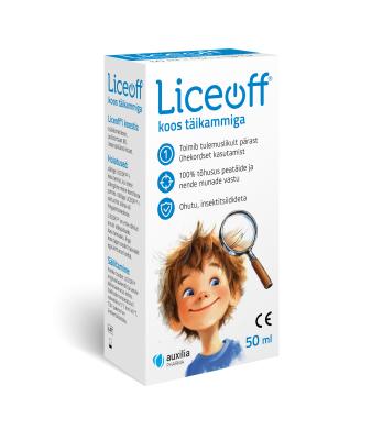 LICEOFF SPREI PEATÄIDELE/ TINGUDELE TÄIKAMMIGA 50ML