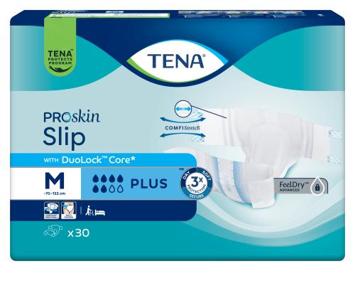 TENA SLIP PROSKIN PÜKSMÄHE PLUS M 2100ML N30