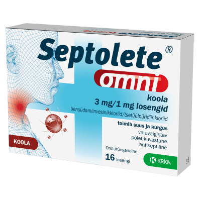 SEPTOLETE OMNI KOOLA LOSENG 3MG+1MG N16