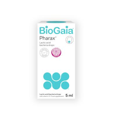 BIOGAIA PHARAX PIIMHAPPEBAKTERID+D-VITAMIIN TILGAD 5ML