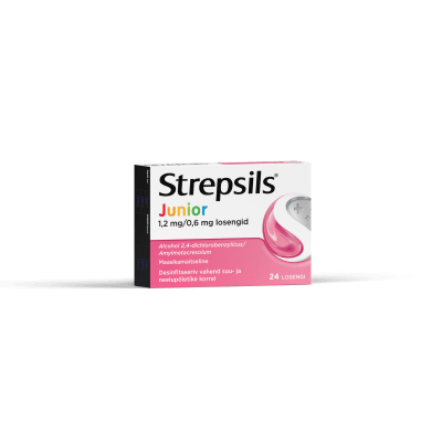STREPSILS JUNIOR LOSENG 0.6MG+1.2MG N24
