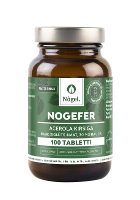 NÕGEL NOGEFER RAUD ACEROLA KIRSIGA TBL 30MG N100